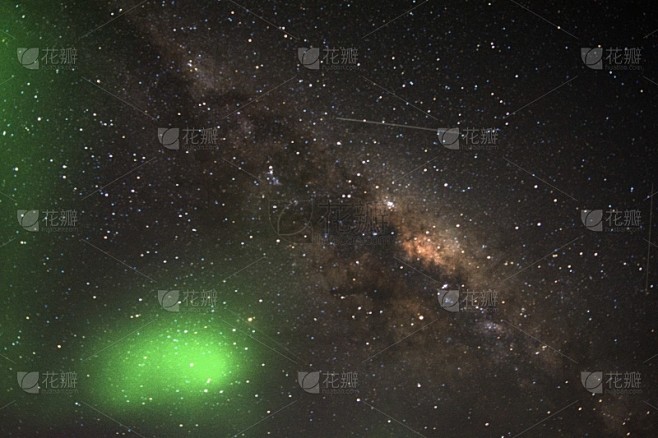南极光,银河系,北极光,太空,星系,水平画幅,曝光过度,夜晚,无人,星星