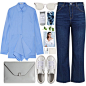 A fashion look from October 2016 featuring drape shirt, topshop jeans and punk shoes. Browse and shop related looks.