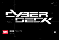 assets Cyberpunk futuristic HUD FUI ui design UI mecha Scifi