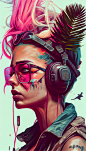Tropical Femine punk - Mobile Wallpapers : We have extensive collection of high-quality mobile wallpapers to make your device stand out.