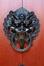 Chinese Black Dragon Door Knocker