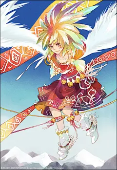 faust  的插画 《百華繚亂》彩色內頁圖