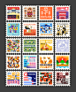 Town Squares : A tribute to the art of postage stamp design featuring cities and towns the world over. A project by Makers Company