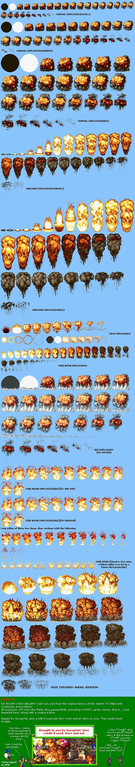 Explosion Sprites by...