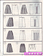 裙子裁剪图片+纸样大全（N多款式）|手工布艺作品教程-百科大全-就爱阅读网