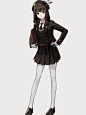 JK制服 站姿