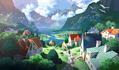 大王叫我来收图采集到场景-现代风场景