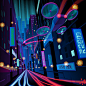 TOP 20
colorful night street with drone
文件格式：矢量图-EPS
客户行业：汽车行业
评析：这幅画作是近年来很流行的赛博朋克风格，这类风格跟城市街道，蓝紫色系的霓虹灯，高科技感的无人机，人工智能，虚拟现实等元素相融合，视觉上纵深感强烈，给人以极速电竞的视觉感受。
molotovcoketail / Getty Creative / 视觉中国