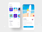 Course lesson apps exploration course lesson ios mobile application ui character app typography ux website web design vector branding illustrations illustration