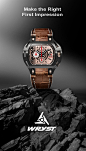 Leather Watches for Men Wryst