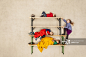 Children sleeping in bunkbed