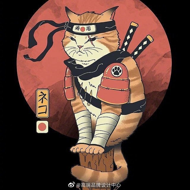 日本武士猫系列，好酷！

via：菲律宾...