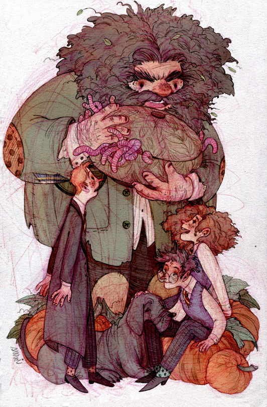捷克插画艺术家 suwi 一组手绘童话插...