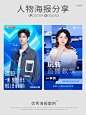 6组人物海报版式设计高级感扑面而来 - 小红书