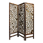 Screen Gems - Screen Gems Bamboo Slice Screen - This is a 3 panel Bamboo slice screen. Each panel made of round cut bamboo slices attached together. This item will beautify and add style to any settings.