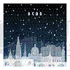 夜晚,冬天,室内过夜,城市,伯尔尼,地形,轮廓,白色,黑色,创造力