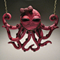 Pretty-in-Pink Octopus Necklace 章鱼妞项链