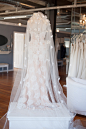 Wedding veil with fabric flowers | Ali and Garrett Wedding Photographers | see more on: http://burnettsboards.com/2014/08/emma-grace-bridal-studio/