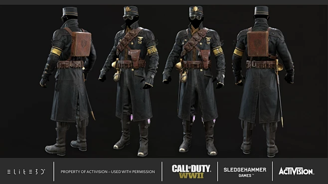 Call of Duty: World War II Zombie Mode Characters Round 2, elite3d ...