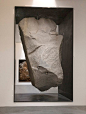 michael heizer: early paintings, altars and granite at gagosian gallery