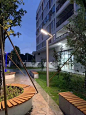 庭院灯户外路灯太阳能led防水3米高亮照明花园小区铝型材景观灯