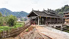 乡村,桥,雨,小路,风,杨浦大桥,三江,小别墅,乡村风格,田园风光