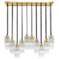 Carved Crystal Suspension Lamp  | From a unique collection of antique and modern chandeliers and pendants at <a href="https://www.1stdibs.com/furniture/lighting/chandeliers-pendant-lights/" rel="nofollow" target="_blank"&a