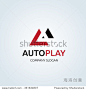Auto Play,Automotive logo,Vector logo template