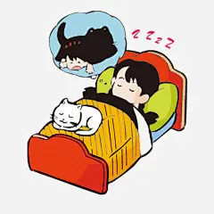 插画童真漫画免抠素材 页面网页 平面电商 创意素材 png素材