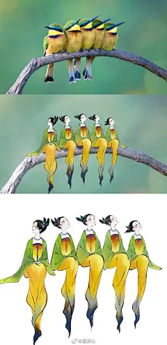 置顶 整理贴：
课程咨询小助理：️Wan-wan1215
小鸟拟人合集：O鹿溟山#小鸟拟人#
#鹿溟山# 话题也可以看往期作品

往期课程，商业手绘海报课：O鹿溟山。往期手绘古风插画基础班指路：O鹿溟山
小鸟拟人古风角色课：O鹿溟山...展开全文c