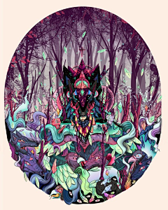 创意果子采集到创意手绘