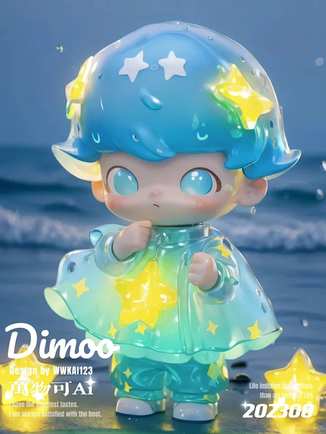 DIMOO来自星星的你｜这颗流星是你掉的吗？ - 小红书-花瓣网