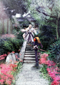 #轉推# #刀剣乱舞# #鶴一期# #鶴丸國永# #一期一振# 彼岸花. via twi:椅子(@ mogusuke)
