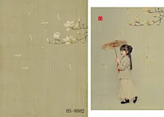 中国风新款水墨工笔画过年团圆全家福民国旗袍影楼摄影拍照背景布-淘宝网