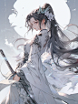 古色古香｜烟霏云敛，月下执剑弄清影 - 小红书