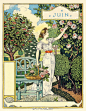 你的四季也是这样的吗？｜Eugène GRASSET Calendrier "La Belle Jardinière" 1896