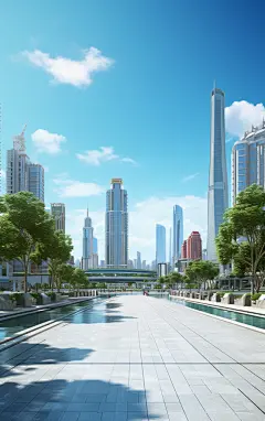 建筑素材图AI图背景