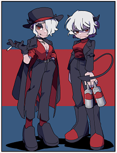 把妹王-花瓣网|陪你做生活的设计师 | ased on concept art helltaker