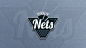设计师Addison Foote重构的NBA球队Logo Brooklyn Nets（我绘画的灵感来自他们在新泽西时设计的Logo。不过 我总觉得奇怪，在他们的历史上，特许经营权有7种不同的标识，而且没有一个在设计上有一个网！我把网运用到我的版本中，把三角盾随着好流动字体表示运动使当球穿过它。）