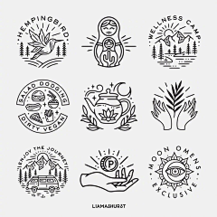 我会好好记住你采集到设计 logo 小图标