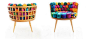 伊斯坦布尔设计师Meb Rure色彩缤纷的椅凳