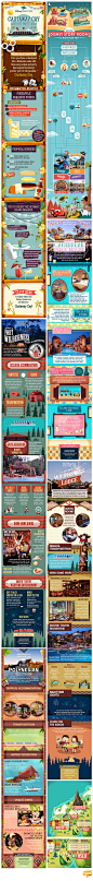 :::Disney infographics - part 2::: : A sample of many infographics I have designed for Disney Resorts via Nomadic Agency.Colourful compositions featuring many Disney characters, resorts and sets.Enjoy!