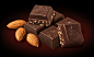 Chocolate : Realistic digital illustrations of chocolate created from existing products, pre-production samples or artwork and desriptions. Created for a range of use from product packaging, POS to large advertising posters.