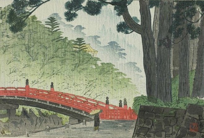 日本版画家史郎笠松（Shiro Kasa...