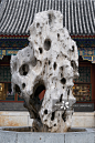 北京颐和园太湖石正版图片素材