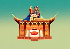 【印象成都】蜀味腊味年货包装插画-UI中国用户体验设计平台