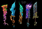 Stylized blades