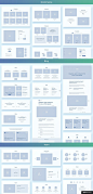 经典 网页 交互设计 框图 套装 线框图线框原型UI设计