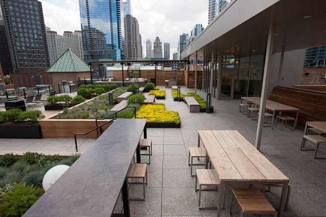 阁楼屋顶花园 / site design.