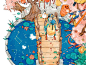 江南百景图-小年夜_道道维__插画师作品_涂鸦王国gracg.com